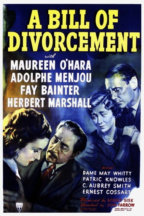 Постер фильма A Bill of Divorcement