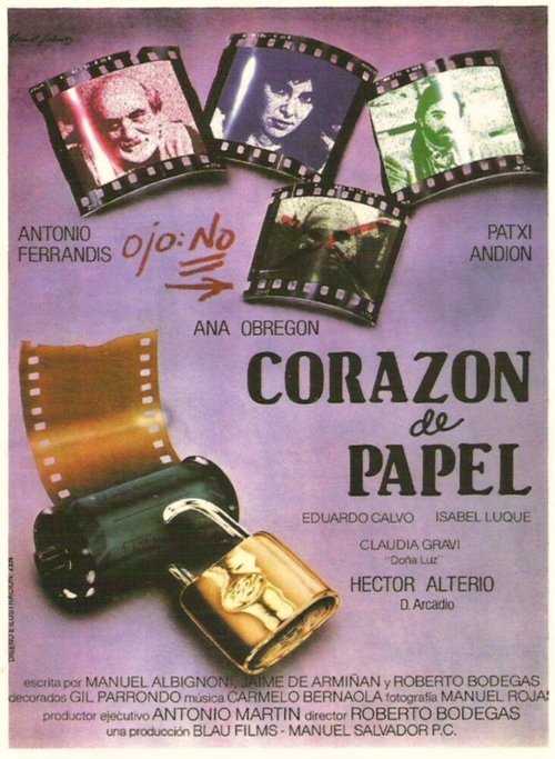 Постер фильма Corazón de papel