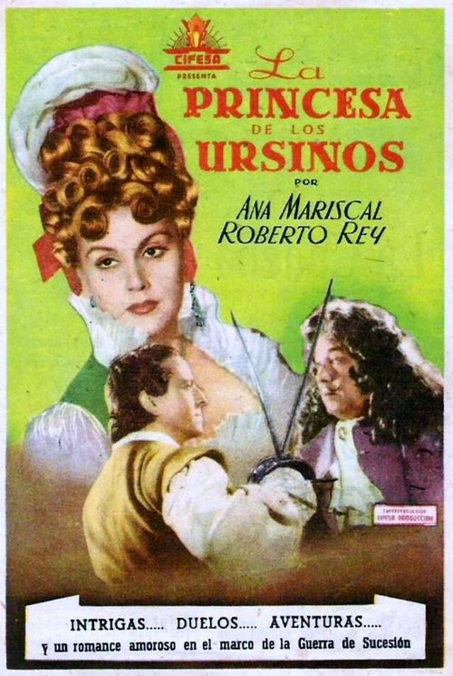 Постер фильма La princesa de los Ursinos