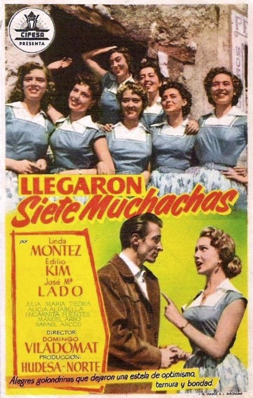 Постер фильма Llegaron siete muchachas