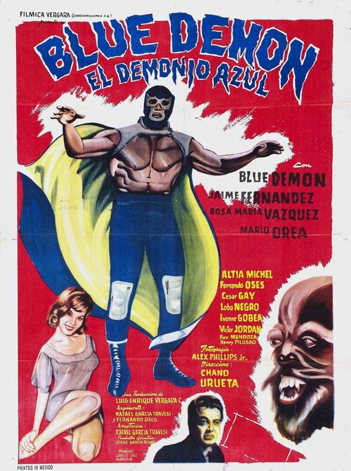 Постер фильма Blue Demon: El Demonio Azul