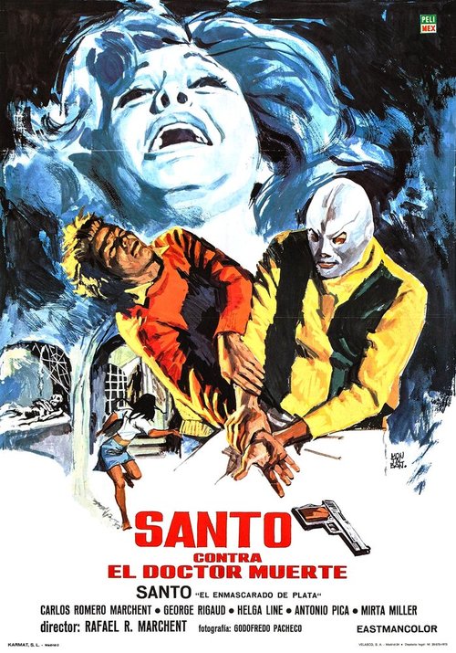 Постер фильма Santo contra el doctor Muerte