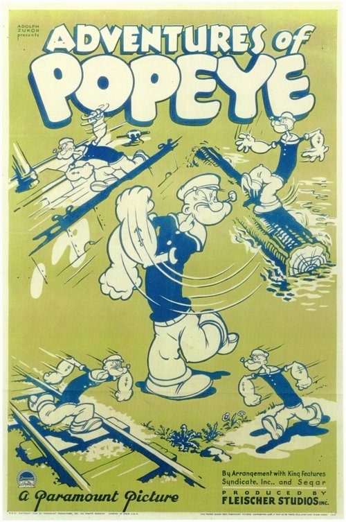 Постер фильма Adventures of Popeye