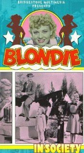 Постер фильма Blondie in Society