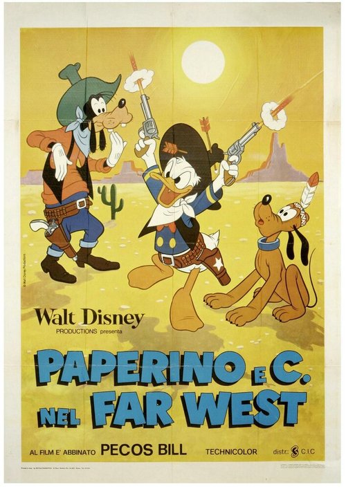 Постер фильма Donald Duck Goes West