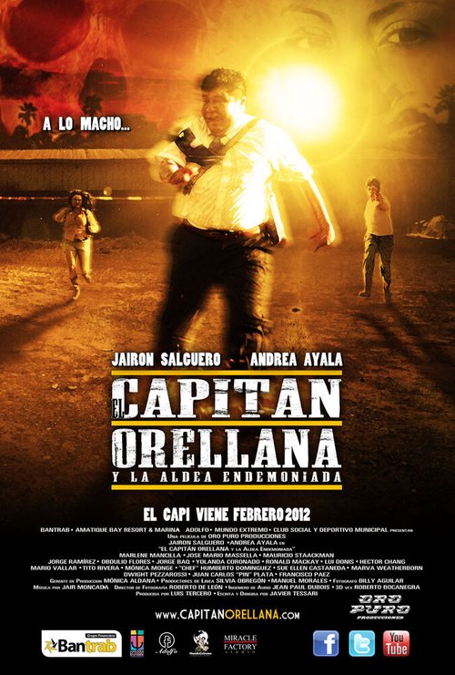 Постер фильма El capitan Orellana y la aldea endemoniada