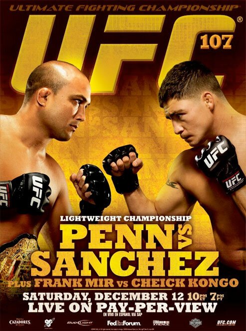 UFC 107: BJ Penn vs. Diego Sanchez скачать