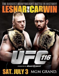 Постер фильма UFC 116: Lesnar vs. Carwin