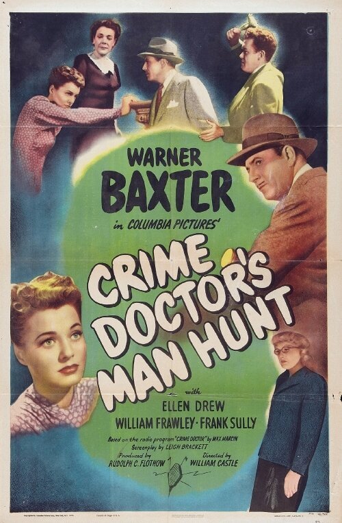 Постер фильма Crime Doctor's Man Hunt