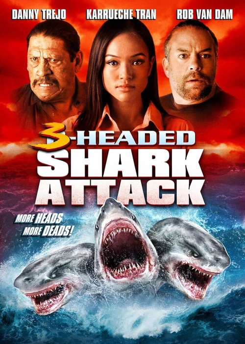 Постер фильма Нападение трёхголовой акулы
